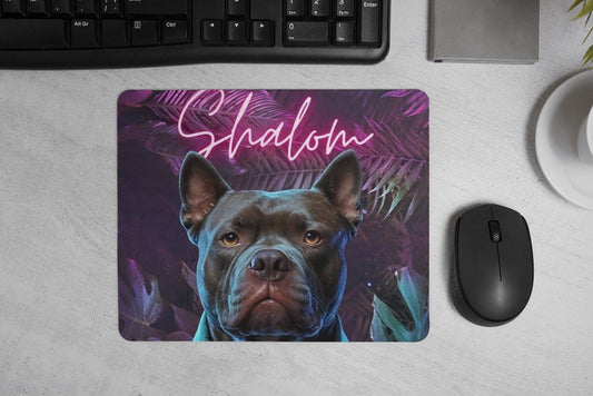 Neon Portrait Mouse Pad⚡