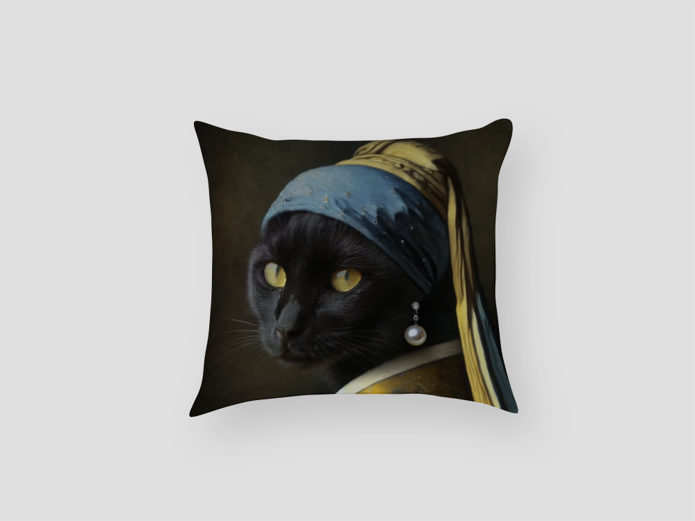 Girl with a Pearl Earring Pillow Case