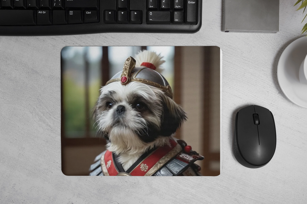 Samurai Portrait Mouse Pad👹