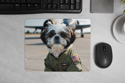 Pilot Portrait Mouse Pad🧑‍✈️