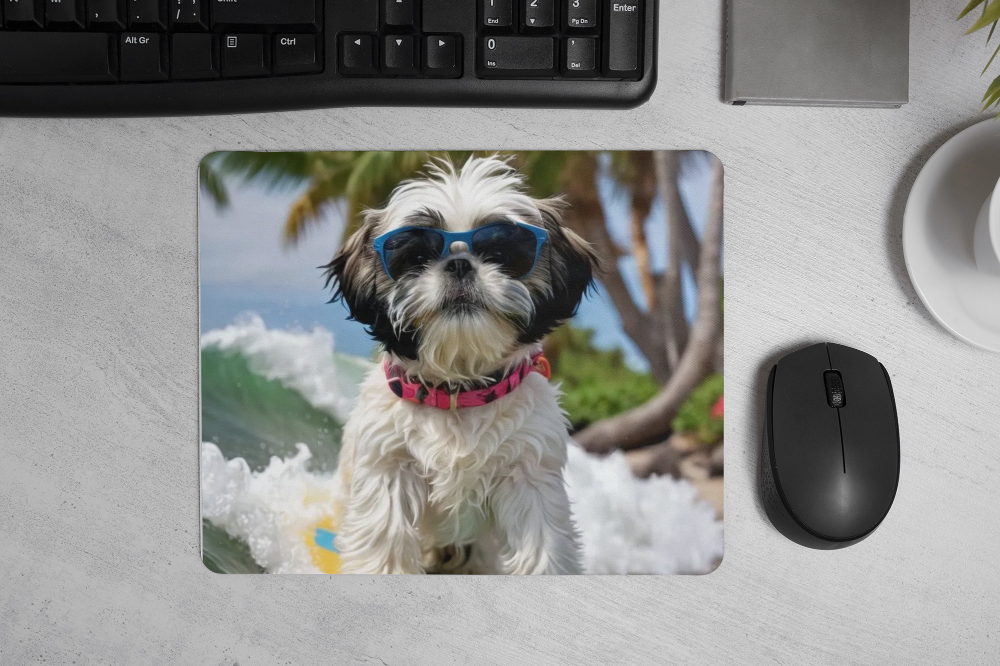 Surfer Portrait Mouse Pad🏄