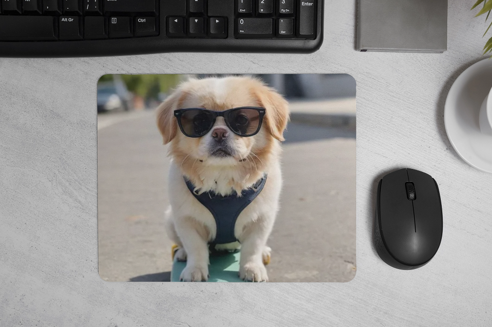 Skateboard Portrait Mouse Pad 🛹